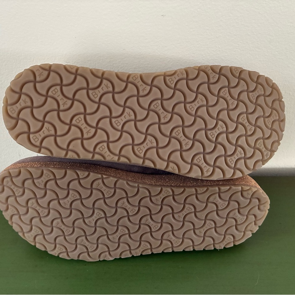Birkenstock: Honnef Low Sandcastle Suede Leather Shoes - Picture 6 of 7